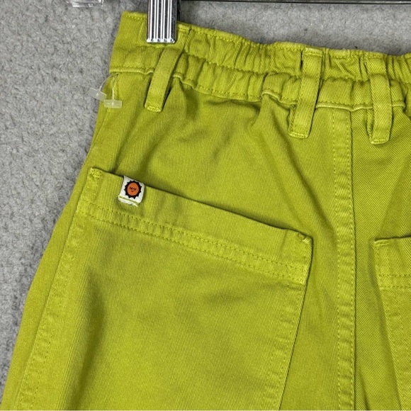 Big Bud Press Lime Green Work Pants Straight Leg Cotton XXS Baggy Loose Fit Hip - Picture 4 of 14